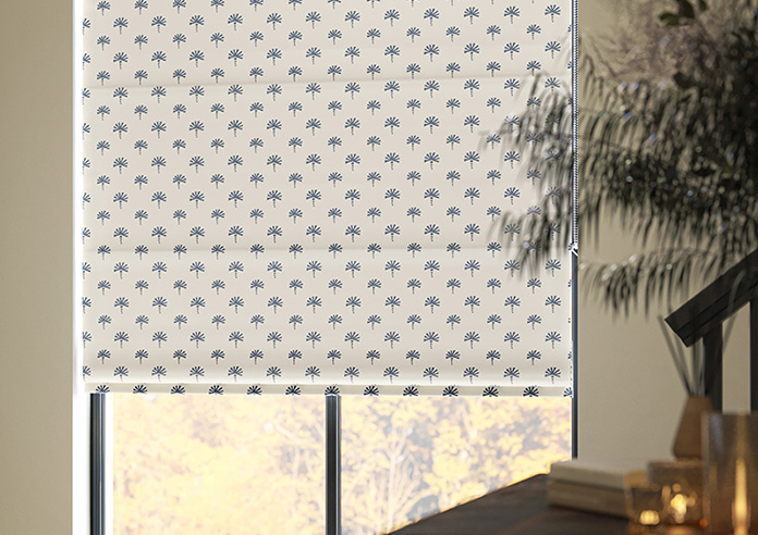 Hanalei, Sky Blue - Twist&Fit Roman Blind - Image 5